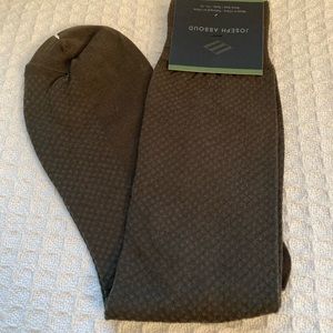 Joseph Abboud Men’s Olive Green Cotton Blend Dress Socks